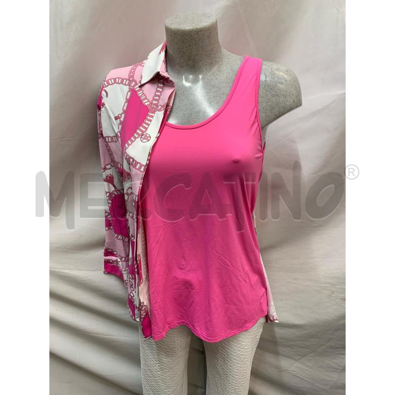 COMPLETO DONNA RITA MENNOIA ROSA FANTAS PANTALON BIANC 3 PEZZ | Mercatino dell'Usato Roma re di roma 2