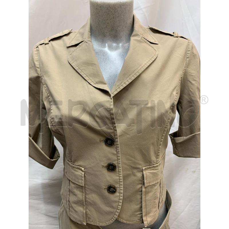 COMPLETO DONNA STEFANEL BEIGE GIACCA PANTALONE | Mercatino dell'Usato Roma re di roma 4
