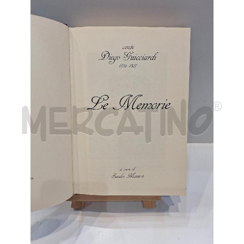 CONTE DIEGO GUICCIARDI LE MEMORIE 1987 | Mercatino dell'Usato Roma re di roma 2