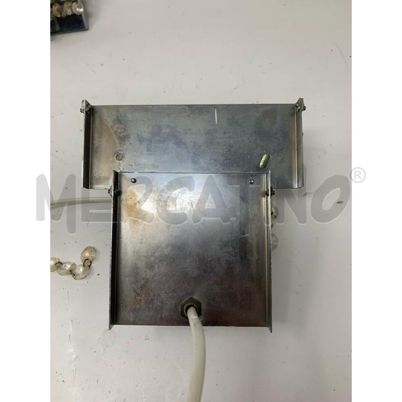 COPPIA APPLIQUE BASE METALLO PENDENTI GOCCE 2 RIMPIANI | Mercatino dell'Usato Roma re di roma 5