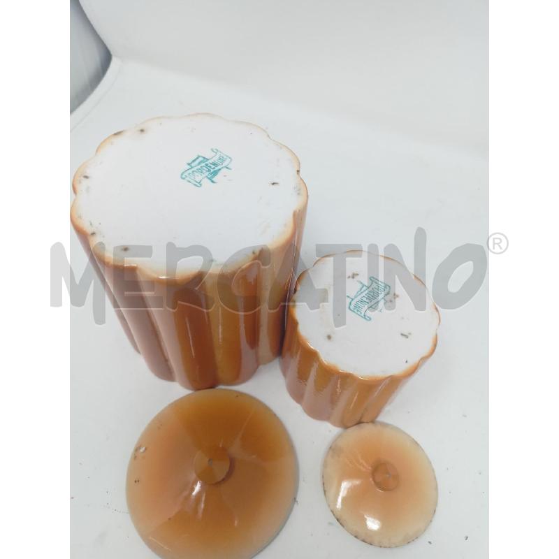 COPPIA BARATTOLI MARRONCINO B IRREGOLARE SALE FINO ZUCHERO VINTAGE PORDENONE  | Mercatino dell'Usato Roma re di roma 4