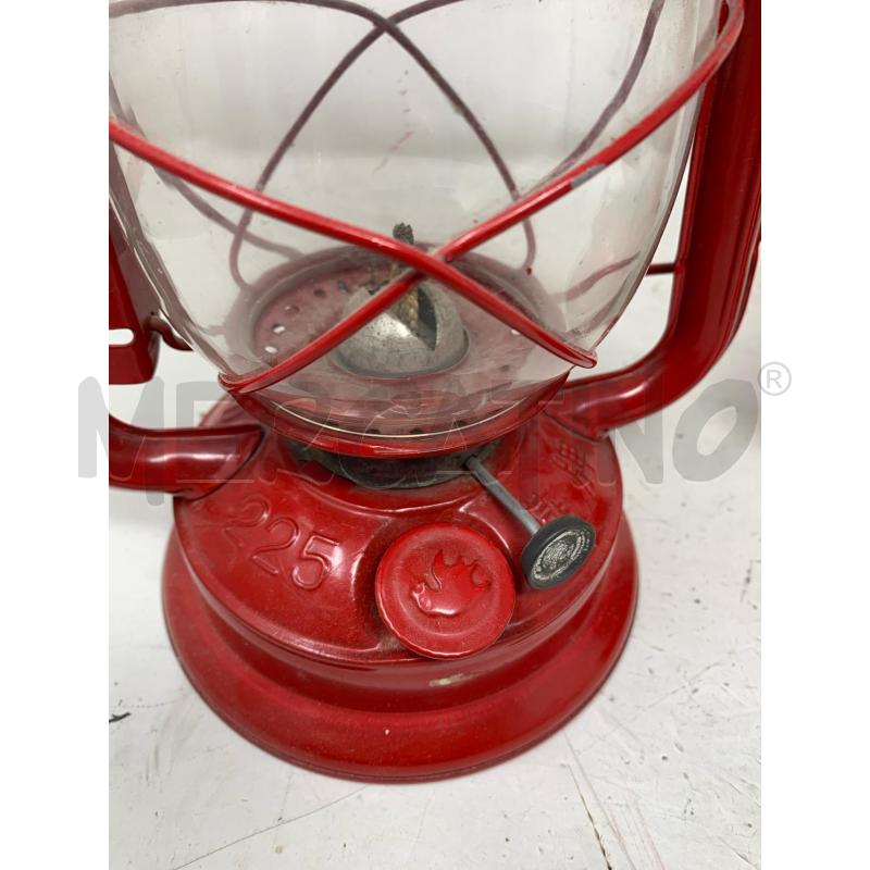 COPPIA LAMPADE AD OLIO ROSSE METALLO | Mercatino dell'Usato Roma re di roma 3
