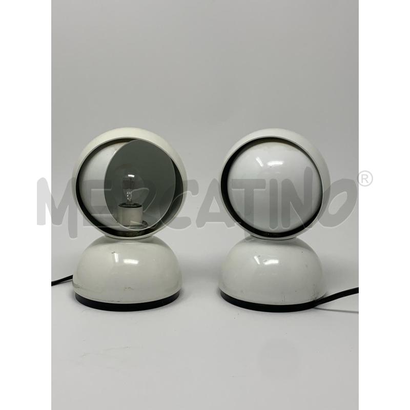 COPPIA LAMPADE ECLISSE STUDIO ARTEMIDE MILANO BIANCHE   | Mercatino dell'Usato Roma re di roma 1