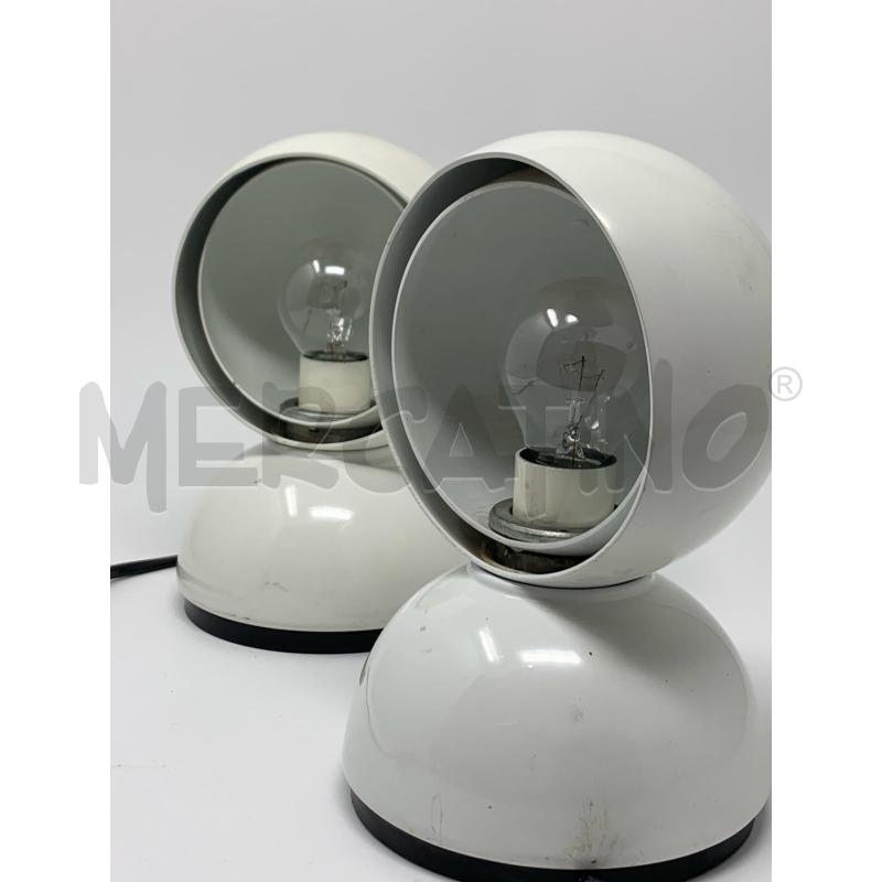 COPPIA LAMPADE ECLISSE STUDIO ARTEMIDE MILANO BIANCHE   | Mercatino dell'Usato Roma re di roma 2