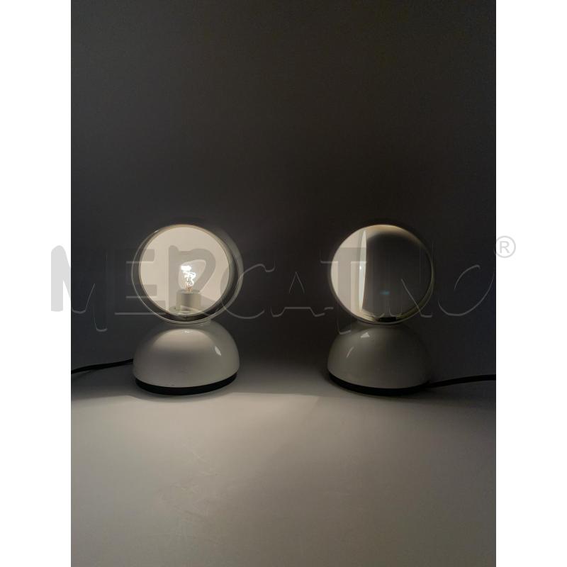 COPPIA LAMPADE ECLISSE STUDIO ARTEMIDE MILANO BIANCHE   | Mercatino dell'Usato Roma re di roma 4