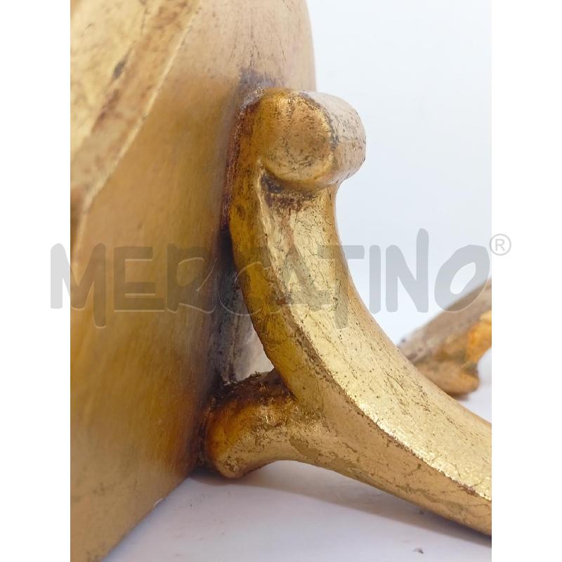 COPPIA MENSOLE LEGNO DORATO | Mercatino dell'Usato Roma re di roma 2