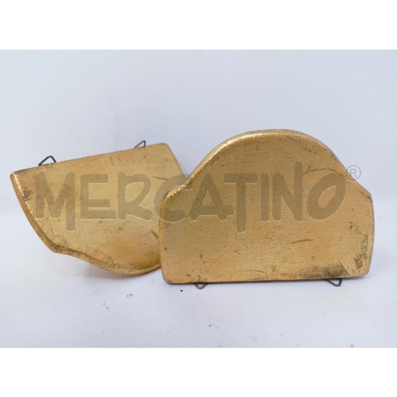 COPPIA MENSOLE LEGNO DORATO | Mercatino dell'Usato Roma re di roma 5