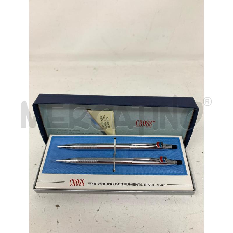 COPPIA PENNE SFERA CROSS CROMATE CHEVRON  | Mercatino dell'Usato Roma re di roma 1
