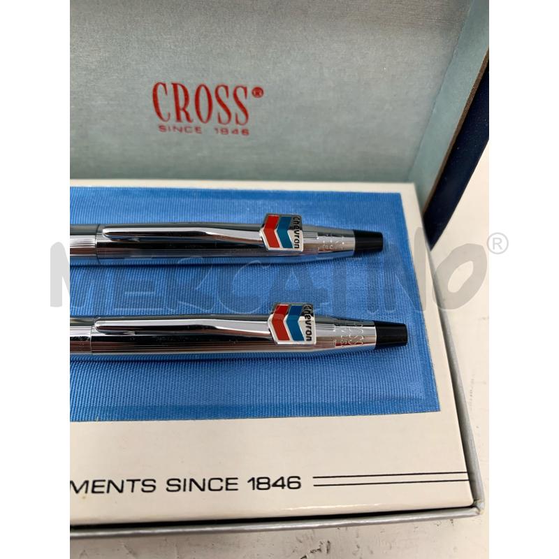 COPPIA PENNE SFERA CROSS CROMATE CHEVRON  | Mercatino dell'Usato Roma re di roma 2