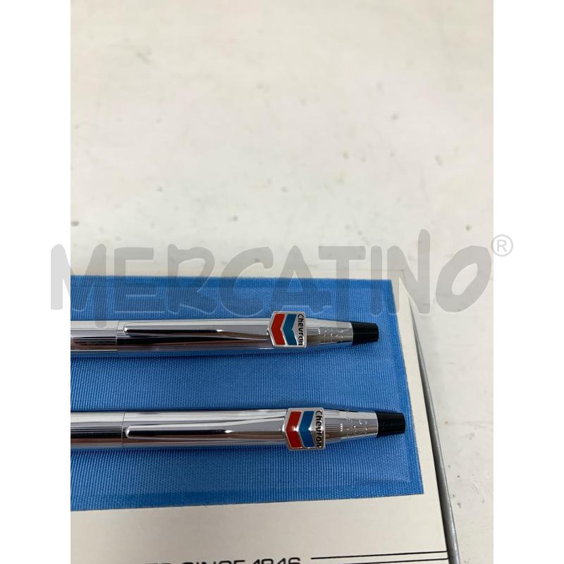 COPPIA PENNE SFERA CROSS CROMATE CHEVRON  | Mercatino dell'Usato Roma re di roma 5