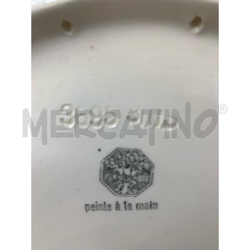 COPPIA PIATTI CERAMICA SCRITTA FRANCESE ARCO DEC PERSONE CENTRALI  | Mercatino dell'Usato Roma re di roma 3