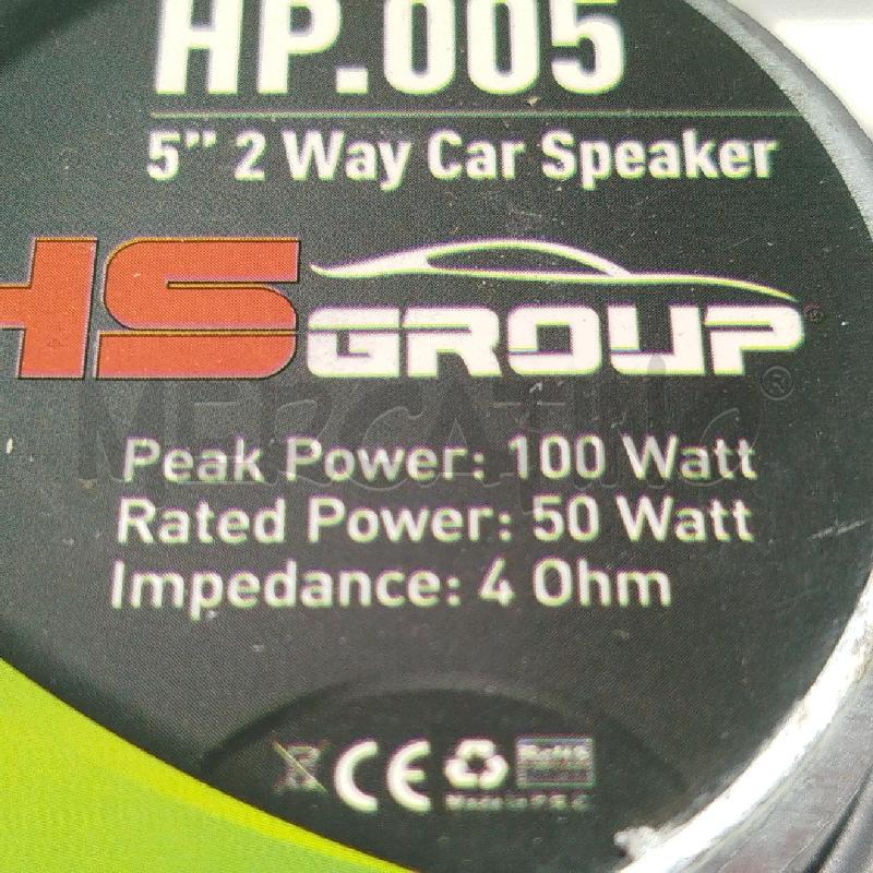 COPPIA SPEAKER HSGROUP HP.005 50/100W 4 OHM | Mercatino dell'Usato Roma re di roma 4