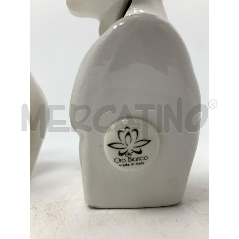 COPPIA STATUETTE MEZZOBUSTO UOMO  CAPODIMONTE BIANC  | Mercatino dell'Usato Roma re di roma 4