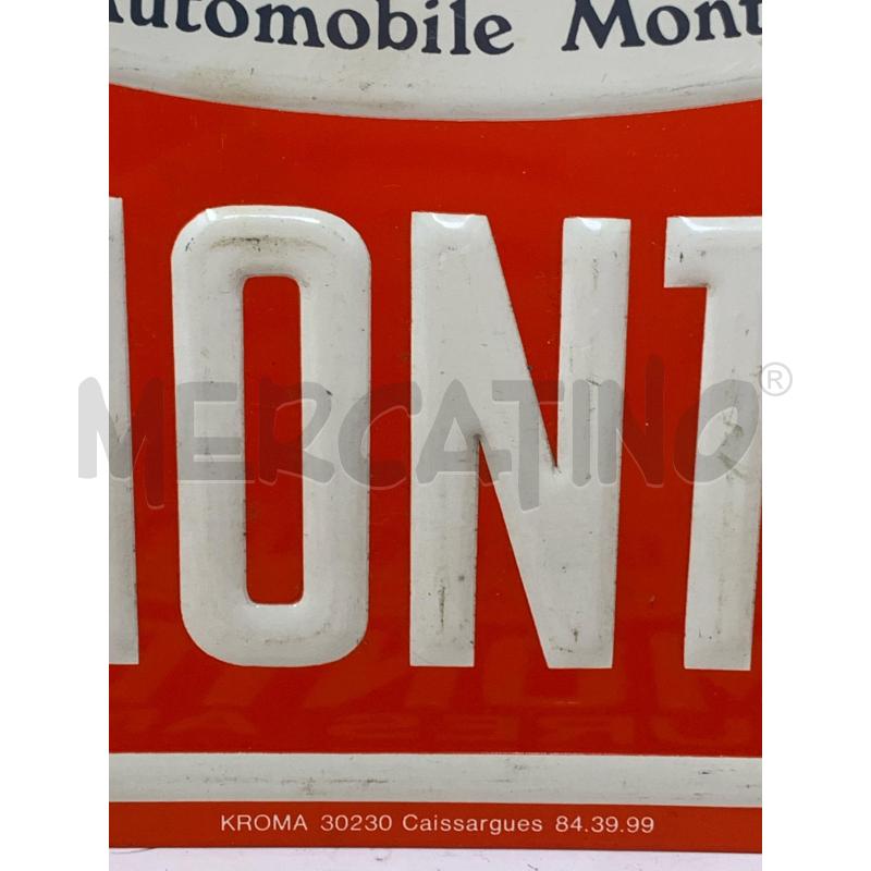 COPPIA TARGHE METALLO RALLYE MONTE CARLO CONTROLE | Mercatino dell'Usato Roma re di roma 4