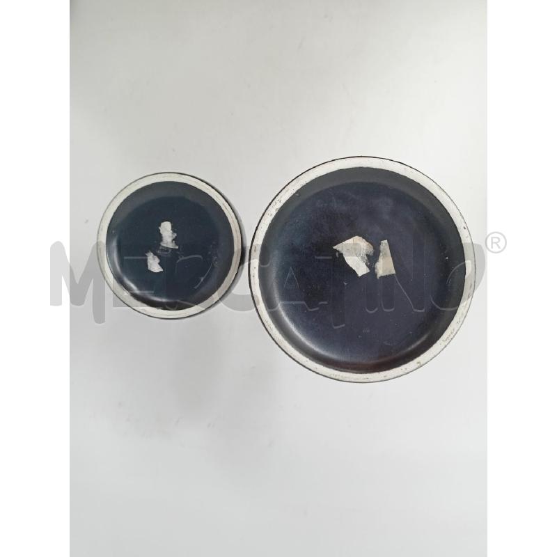 COPPIA VASI NERI FORMA SFIASCO CERAMICA | Mercatino dell'Usato Roma re di roma 3