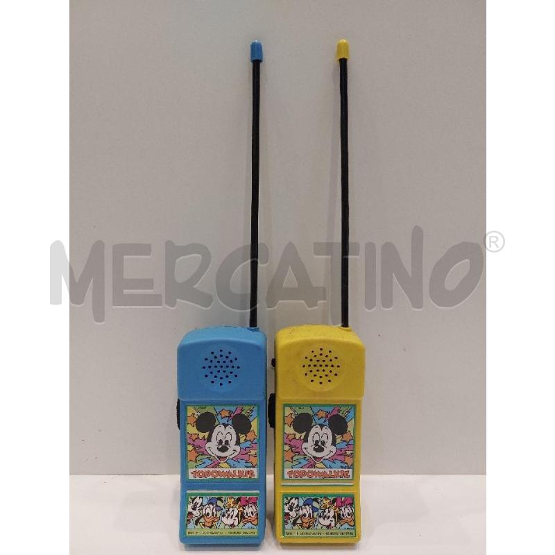 COPPIA WALKIE TALKIE VINTAGE TOPOLINO TOPOWALKIE NON FUNZIONANTI | Mercatino dell'Usato Roma re di roma 1