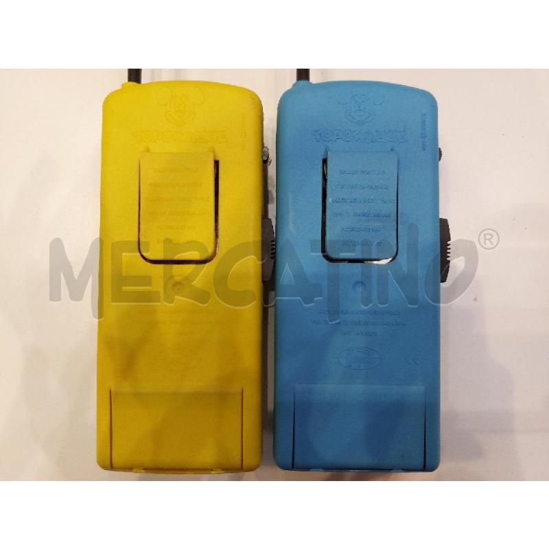 COPPIA WALKIE TALKIE VINTAGE TOPOLINO TOPOWALKIE NON FUNZIONANTI | Mercatino dell'Usato Roma re di roma 4