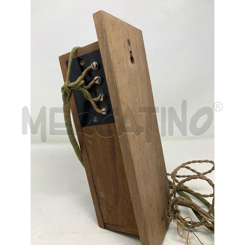 CORNETTA EPOCA CABINA LEGNO  | Mercatino dell'Usato Roma re di roma 4
