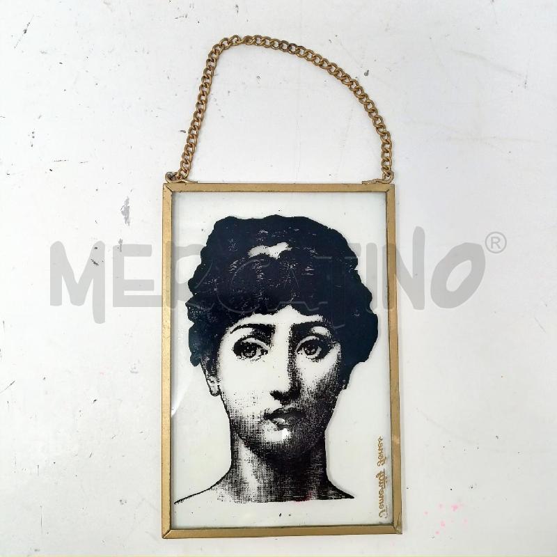 CORNICETTA DEMMA VETRO DISEGNO NERO CORNICE ORO | Mercatino dell'Usato Roma re di roma 1