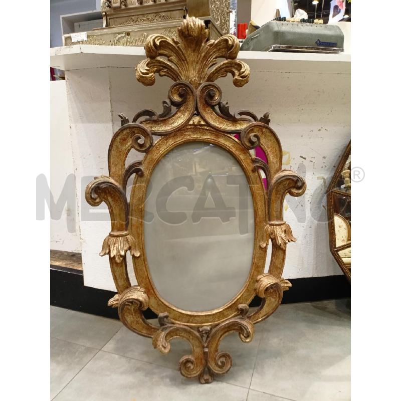 CORNICE LEGNO OVALE CIMASA GIGLIO 5 PUNTE  | Mercatino dell'Usato Roma re di roma 1