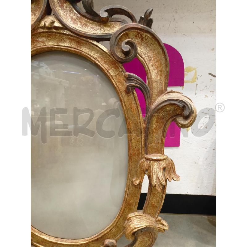 CORNICE LEGNO OVALE CIMASA GIGLIO 5 PUNTE  | Mercatino dell'Usato Roma re di roma 3