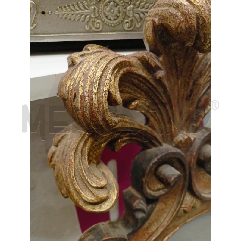 CORNICE LEGNO OVALE CIMASA GIGLIO 5 PUNTE  | Mercatino dell'Usato Roma re di roma 5