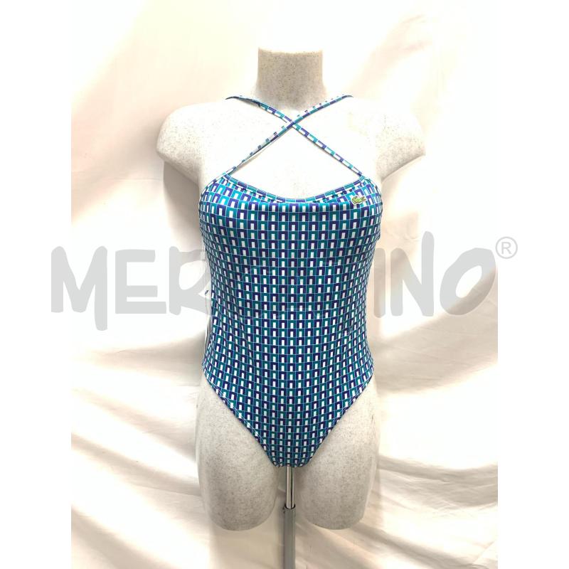 COSTUME DONNA LACOSTE NUOVO  VERDE BLU  | Mercatino dell'Usato Roma re di roma 1