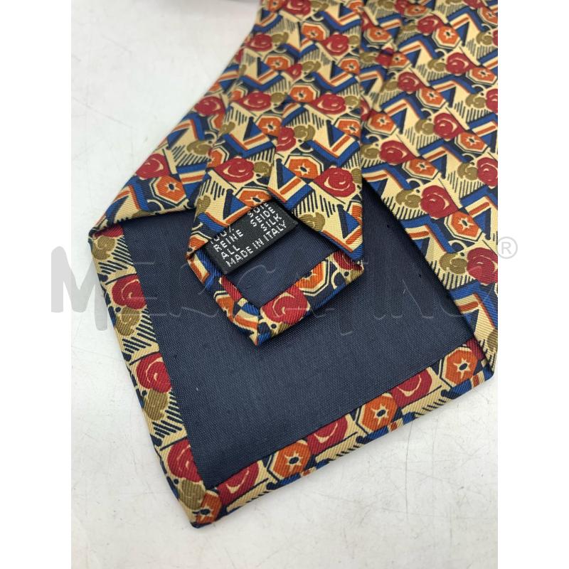 CRAVATTA BALMAIN BEIGE FIORI ROSSI | Mercatino dell'Usato Roma re di roma 4