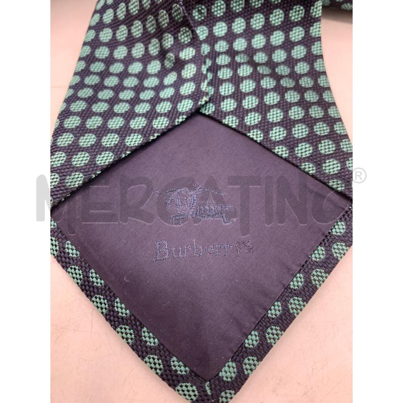 CRAVATTA BURBERRYS VERDE POIS | Mercatino dell'Usato Roma re di roma 4