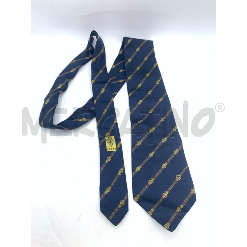CRAVATTA GUCCI BLU | Mercatino dell'Usato Roma re di roma 1
