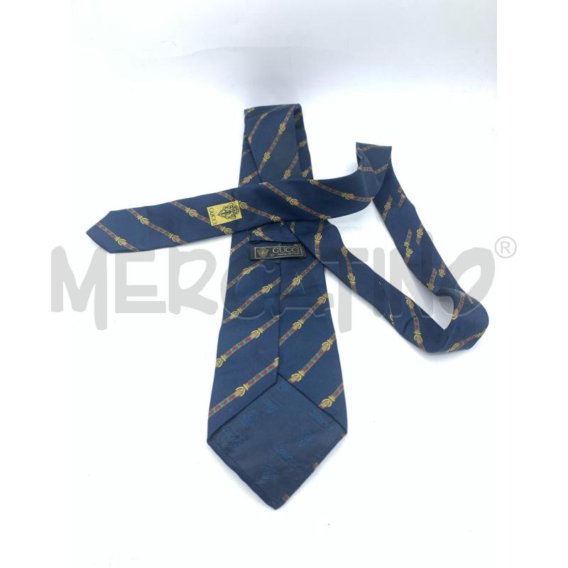CRAVATTA GUCCI BLU | Mercatino dell'Usato Roma re di roma 2