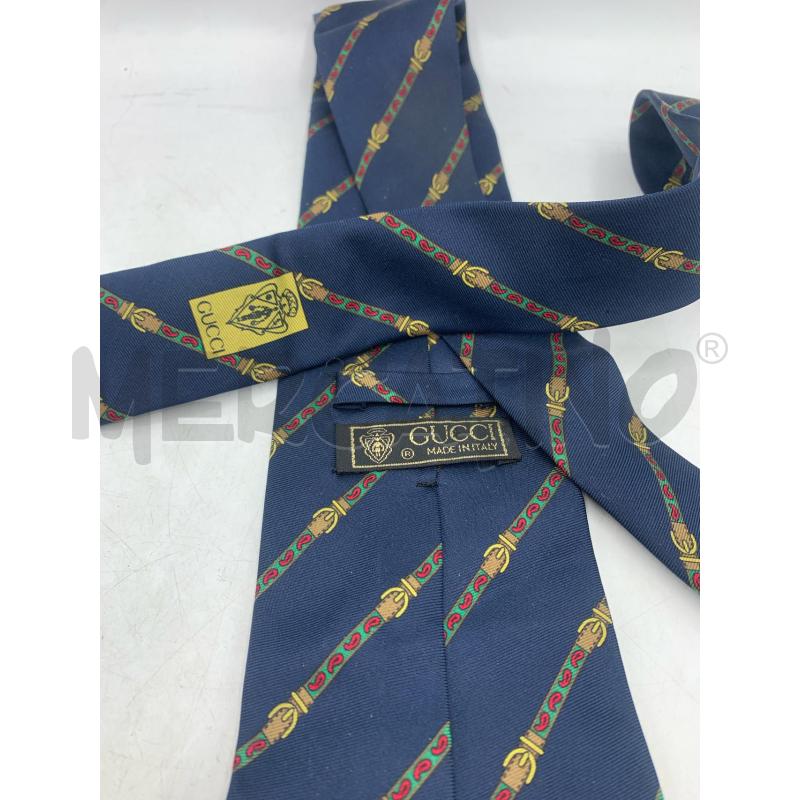 CRAVATTA GUCCI BLU | Mercatino dell'Usato Roma re di roma 3