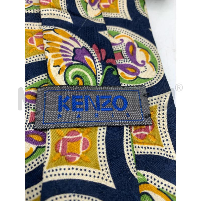 CRAVATTA KENZO BLU FANTASIA | Mercatino dell'Usato Roma re di roma 5