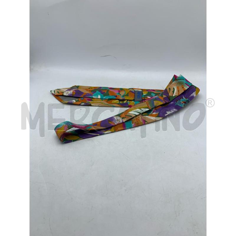 CRAVATTA KENZO FANTASIA MULTICOLOR | Mercatino dell'Usato Roma re di roma 3