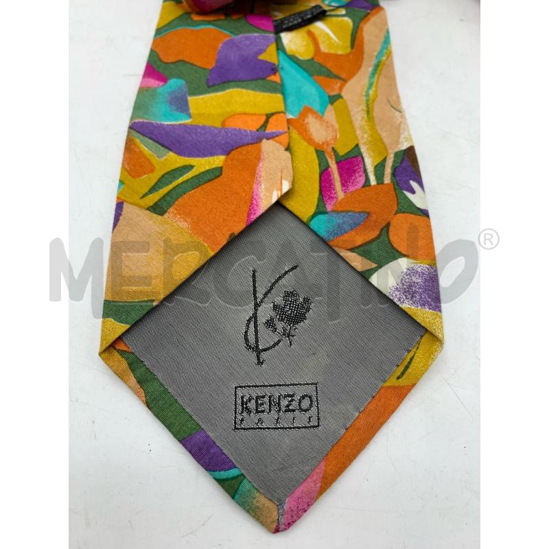 CRAVATTA KENZO FANTASIA MULTICOLOR | Mercatino dell'Usato Roma re di roma 4