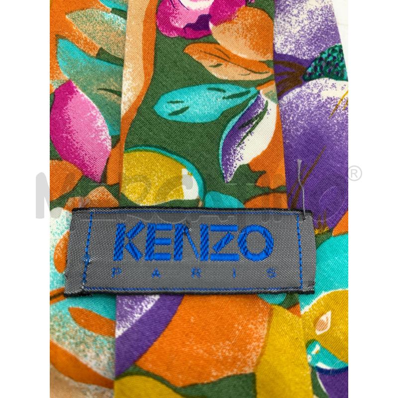 CRAVATTA KENZO FANTASIA MULTICOLOR | Mercatino dell'Usato Roma re di roma 5