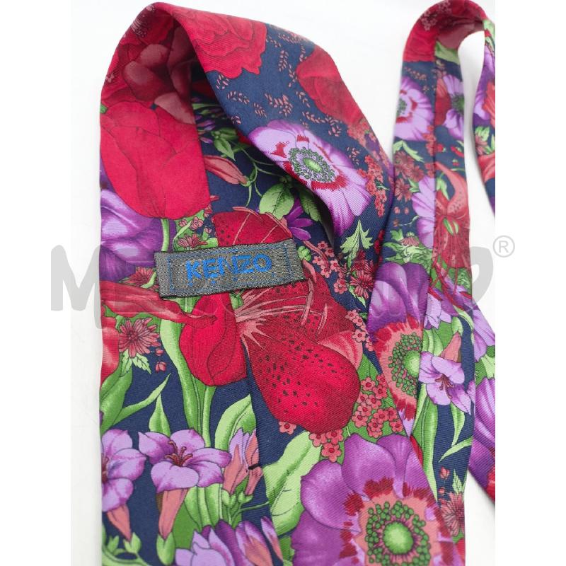 CRAVATTA KENZO NERO FIORI | Mercatino dell'Usato Roma re di roma 4