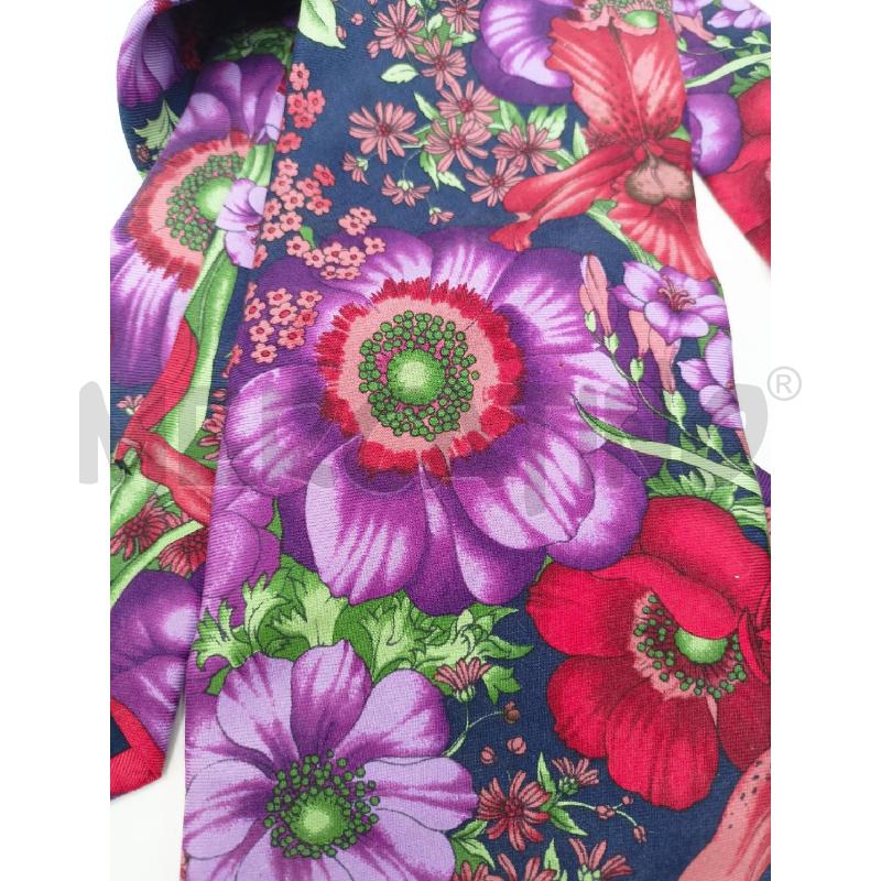CRAVATTA KENZO NERO FIORI | Mercatino dell'Usato Roma re di roma 5