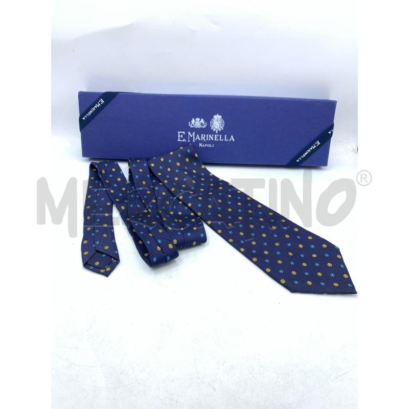 CRAVATTA MARINELLA BLU FIORI  | Mercatino dell'Usato Roma re di roma 1