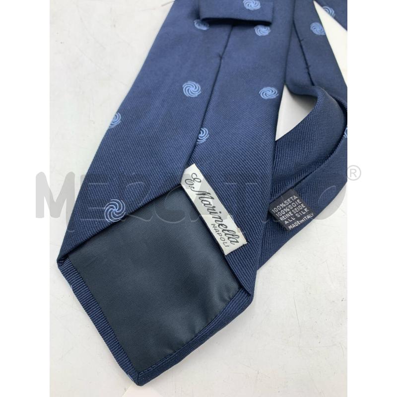CRAVATTA MARINELLA BLU VORTICI CELESTI  | Mercatino dell'Usato Roma re di roma 2