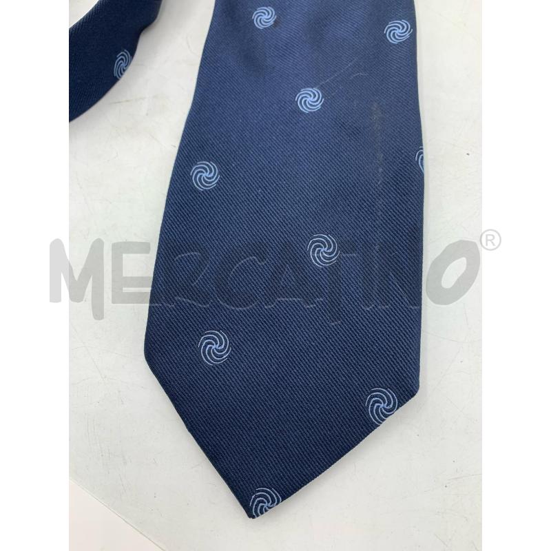 CRAVATTA MARINELLA BLU VORTICI CELESTI  | Mercatino dell'Usato Roma re di roma 3