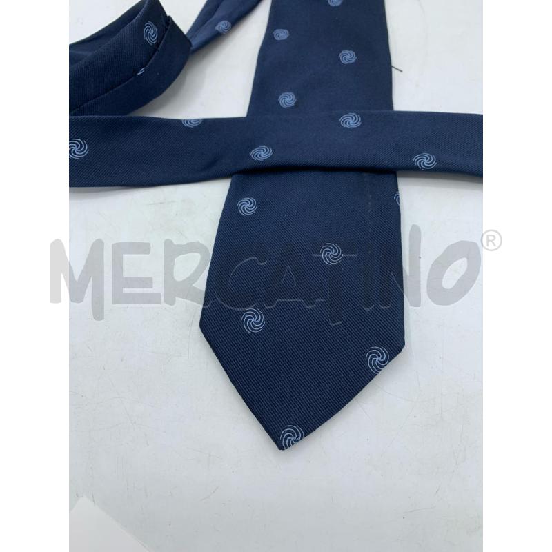 CRAVATTA MARINELLA BLU VORTICI CELESTI  | Mercatino dell'Usato Roma re di roma 4