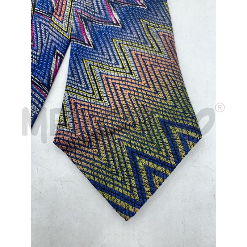 CRAVATTA MISSONI BLU ROSA | Mercatino dell'Usato Roma re di roma 2