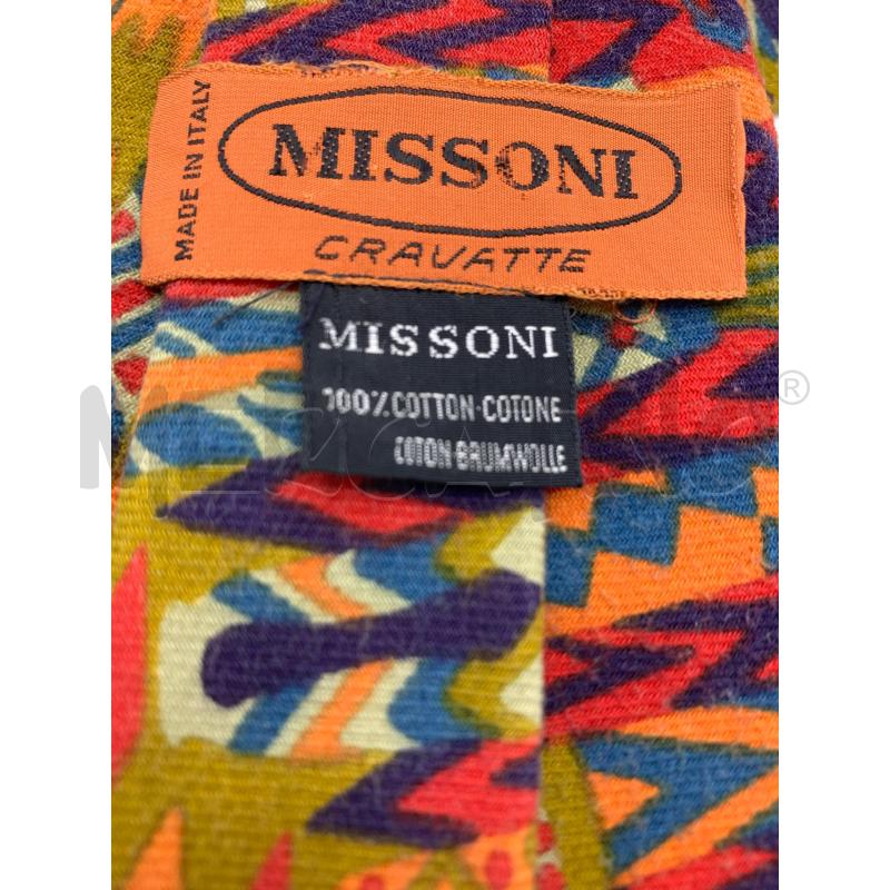 CRAVATTA MISSONI FANTASIA COLOR | Mercatino dell'Usato Roma re di roma 5