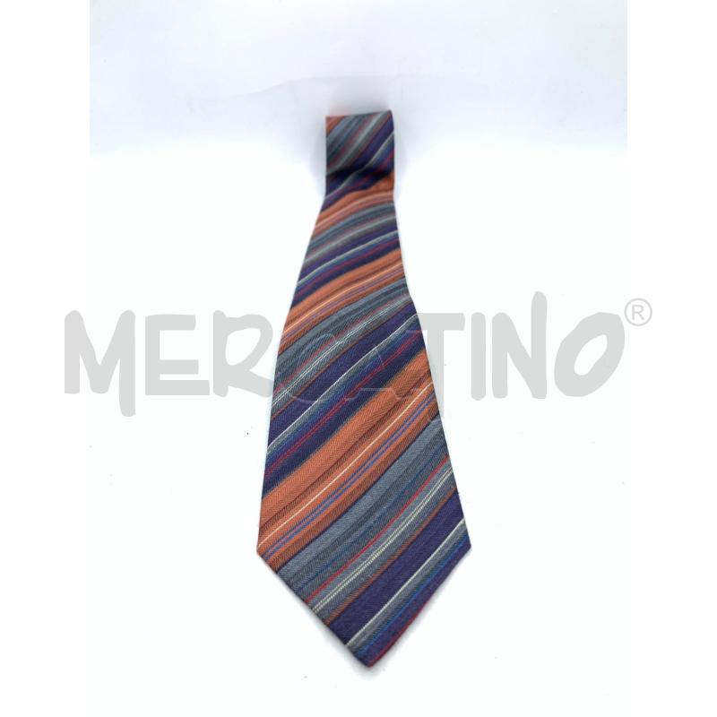 CRAVATTA MISSONI GRIGIO ARANCIO VIOLA BLUETTE | Mercatino dell'Usato Roma re di roma 1