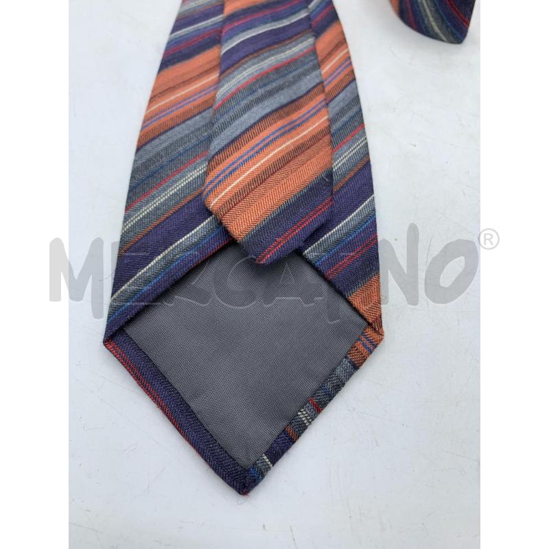 CRAVATTA MISSONI GRIGIO ARANCIO VIOLA BLUETTE | Mercatino dell'Usato Roma re di roma 4