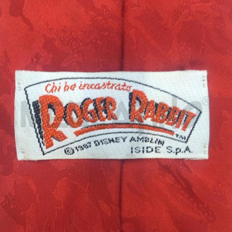 CRAVATTA ROGER RABBIT ROSSA  | Mercatino dell'Usato Roma re di roma 2