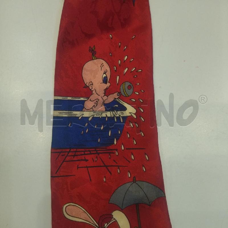 CRAVATTA ROGER RABBIT ROSSA  | Mercatino dell'Usato Roma re di roma 4