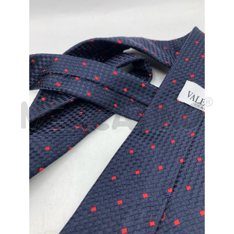 CRAVATTA VALENTINO BLU ROMBI ROSSI | Mercatino dell'Usato Roma re di roma 5