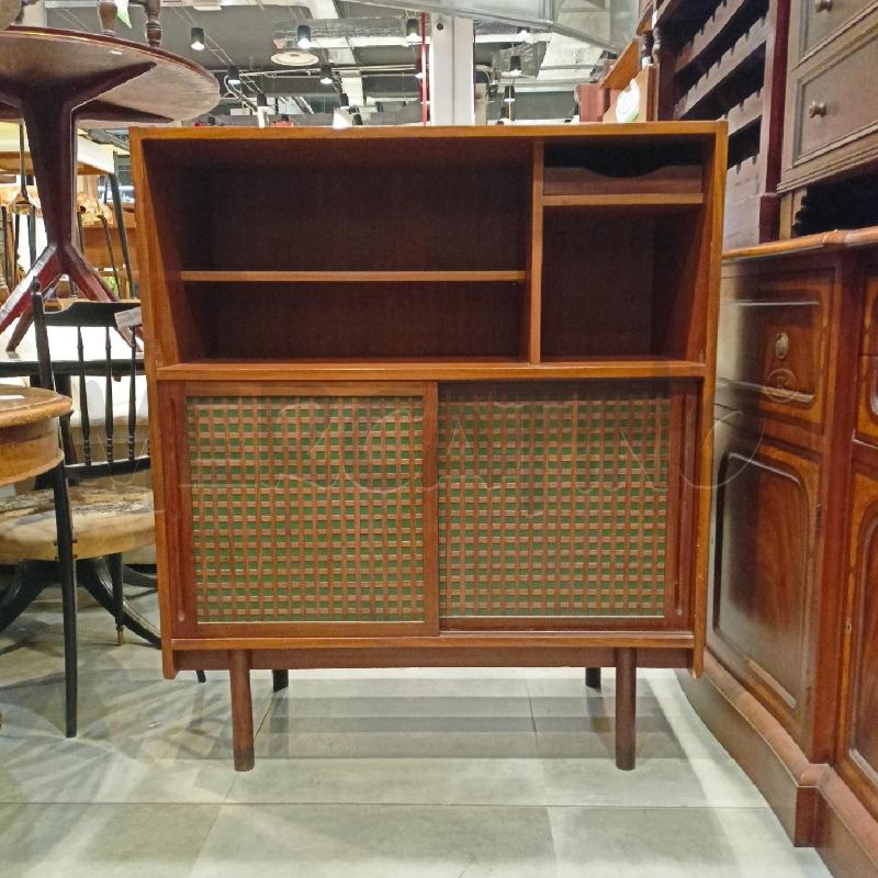 CREDENZA IN TEAK 2 ANTE SCORREVOLI | Mercatino dell'Usato Roma re di roma 1